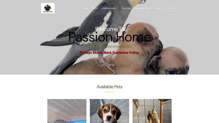 Passion-dogsbirds.com - Beagle Puppy Scam Review