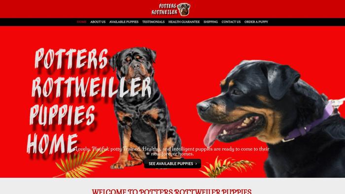 Pottersgermanrottweilerpuppies.com - Germanshepherd Puppy Scam Review