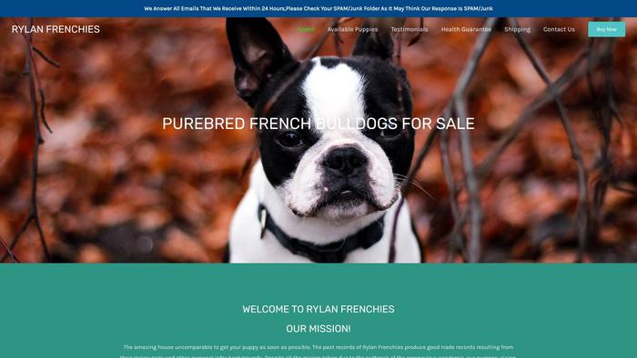 Rylanfrenchies.com - French Bulldog Puppy Scam Review