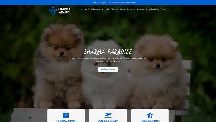 Sharmaparadise.com - Pomeranian Puppy Scam Review