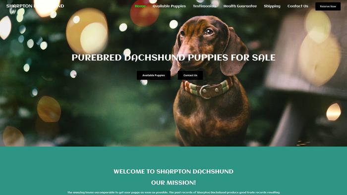 Sharptondachshund.com - Dachshund Puppy Scam Review