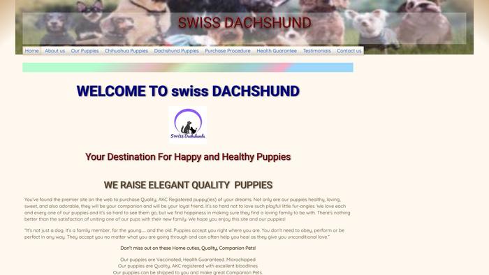 Swissdachshund.online - Dachshund Puppy Scam Review