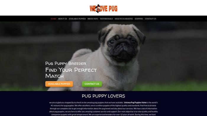 Unicesapugpuppieshome.com - Pug Puppy Scam Review