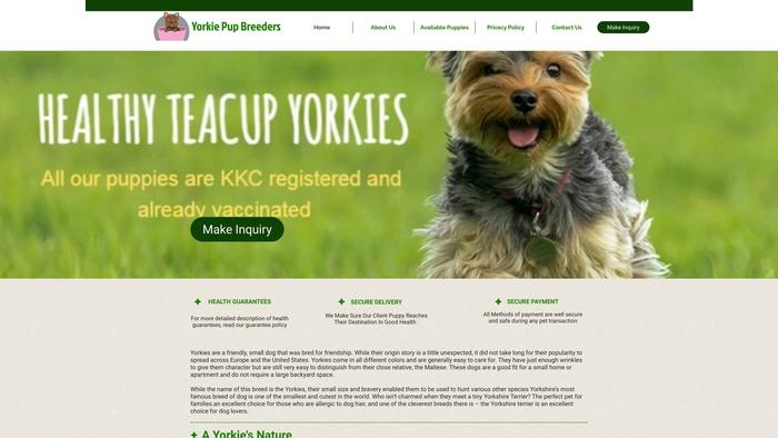 Yorkiepupbreeders.com - Yorkshire Terrier Puppy Scam Review